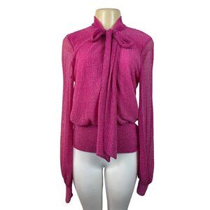 Kristinit Women's Fuchsia Blouse Sz M